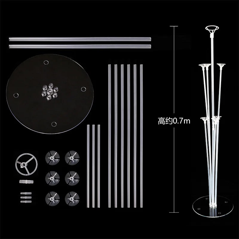 7 Piece Set Donut Ice Cream Five-Pointed Star Aluminum Mold Candy Confetti Balloon Baby Shower Girl Birthday Party Decoration