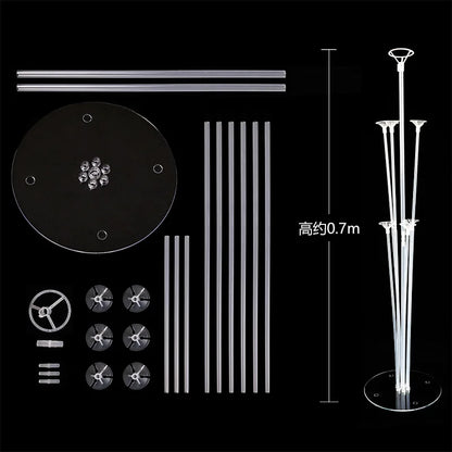 7 Piece Set Donut Ice Cream Five-Pointed Star Aluminum Mold Candy Confetti Balloon Baby Shower Girl Birthday Party Decoration