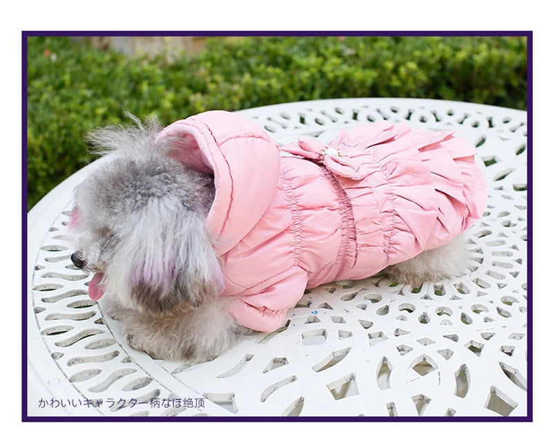 Autumn Winter Clothes For Dogs Thicken Warm Puppy Pet Cat Coats Waterproof Dog Jacket Chihuahua Pug French Bulldog Vest Clothing