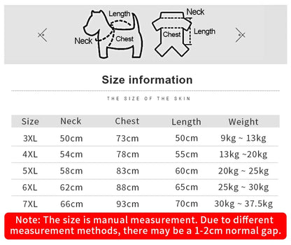 the BIG BEAR WOOL JACKET - HOOPET 3XL-7XL Winter Thick Big Dog Clothes, Lamb's Wool Jacket for Medium/Large Dogs, Windproof Coat, Pet Accessories