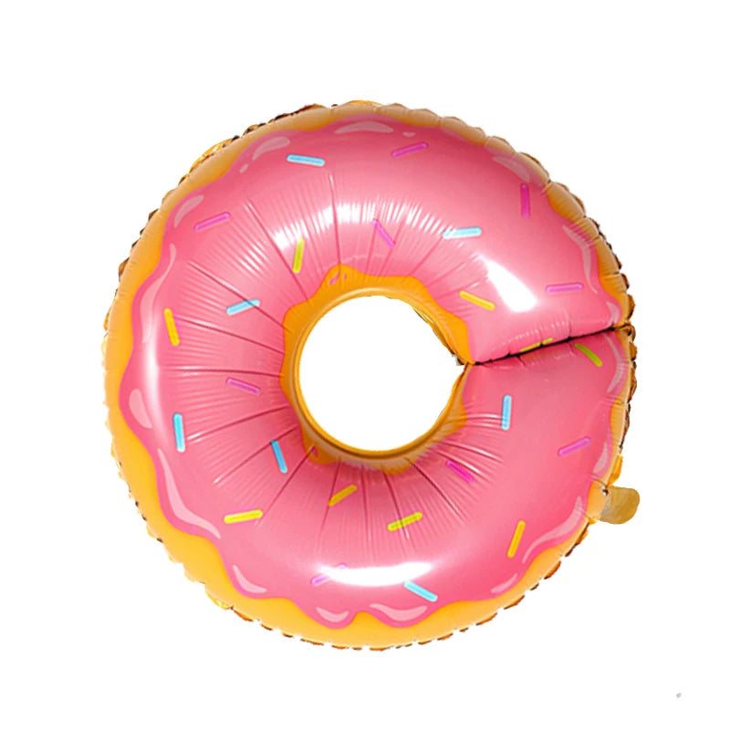 7 Piece Set Donut Ice Cream Five-Pointed Star Aluminum Mold Candy Confetti Balloon Baby Shower Girl Birthday Party Decoration