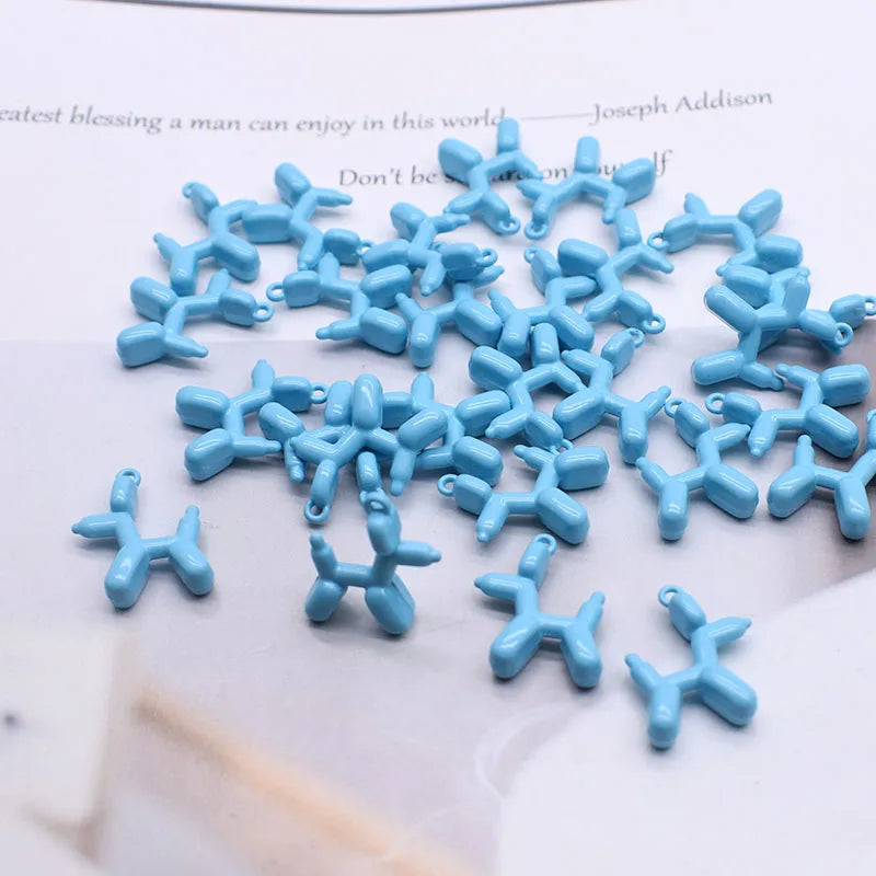 High-quality Metal Alloy Stereo Cute Balloon Dog Charms Pendants For Jewelry Making Findings DIY Necklace Bracelet Accessaries