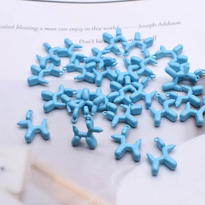 High-quality Metal Alloy Stereo Cute Balloon Dog Charms Pendants For Jewelry Making Findings DIY Necklace Bracelet Accessaries