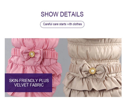 Autumn Winter Clothes For Dogs Thicken Warm Puppy Pet Cat Coats Waterproof Dog Jacket Chihuahua Pug French Bulldog Vest Clothing