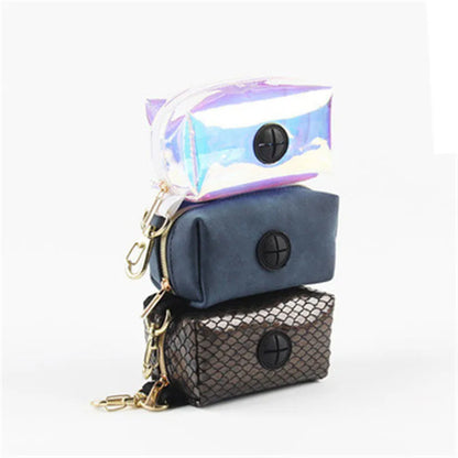 the COOL POOP BAG DISPENSER - Portable Pet Puppy/Cat Pick Up Poop Bag Dispenser, Dog Poop Waste Holder, Outdoor Garbage Organizer, Pets Supplies, Garbage Bags