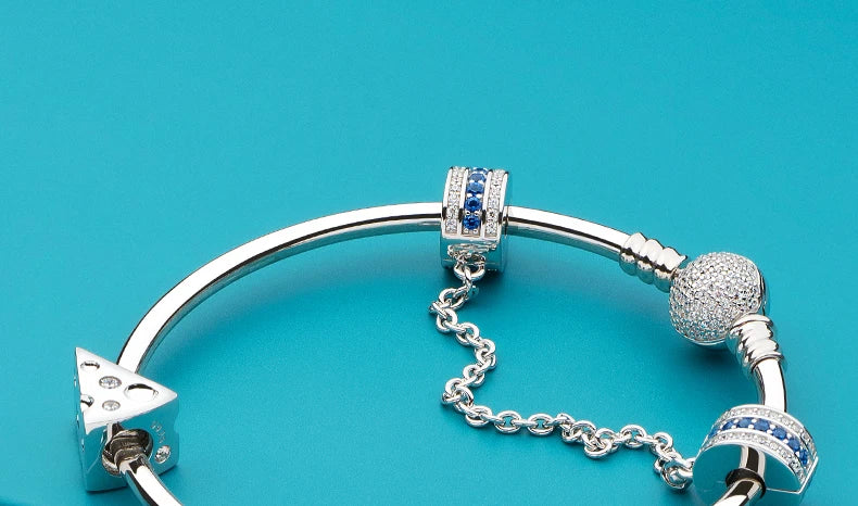 ATHENAIE 925 Sterling Silver Corgi Pet Charms Mixed CZ Yellow Cute Akita Puppy Dog Animal Charms Beads for Bracelet Jewerly