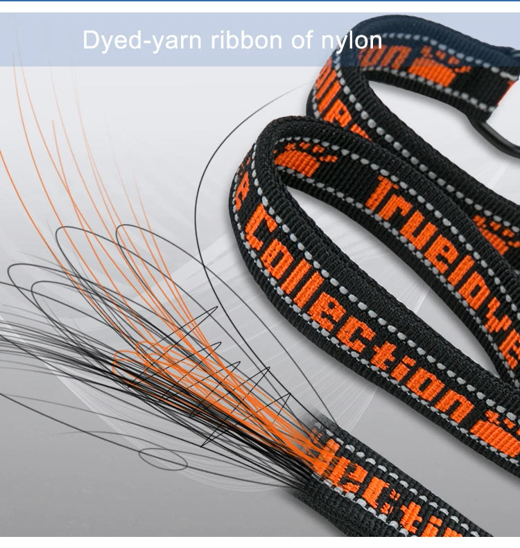 the SHIELDSTRIDE PET LEASH - Truelove Pet Leash, Nylon Explosion-Proof, Reflective for Cat and Dog, Small/Medium/Large, Travel Cross Walking Training