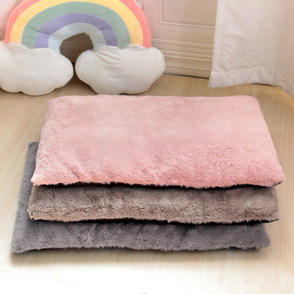 Thick Dog Sleeping Mat Warm Winter Pet Bed Mattress Puppy Cat Sofa Blanket For Small Large Dogs Cats Kennel Washable