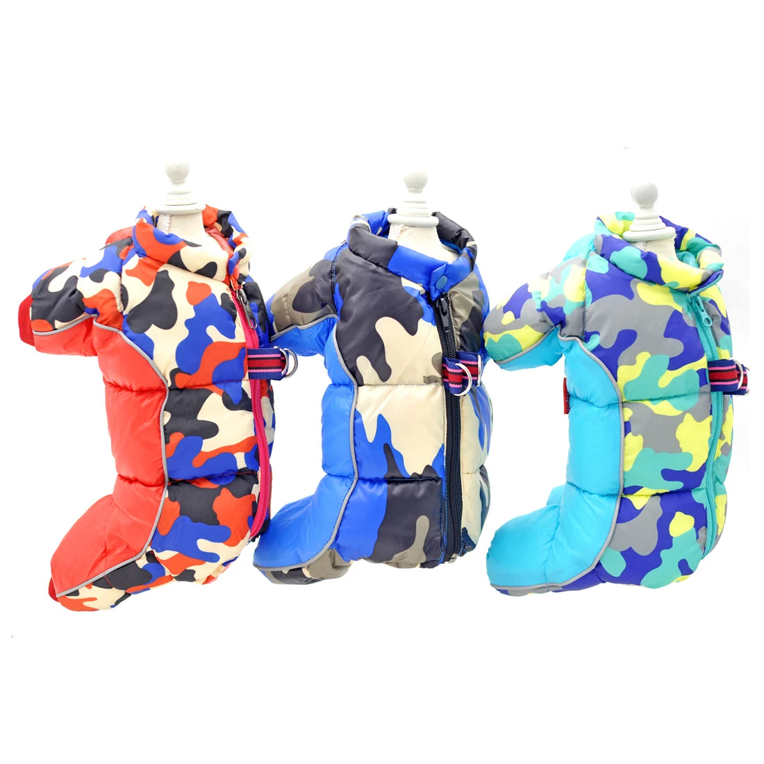 Winter Dog Clothes Waterproof Dog Overalls for Small Dogs Super Warm Soft Puppy Snow Suit Full-Covered Belly Female/Male Dog Use