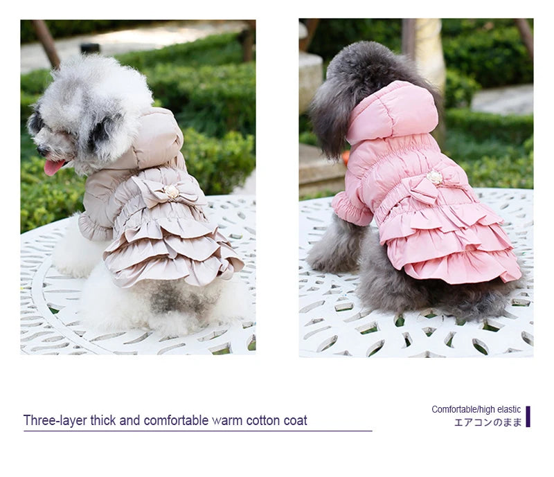 Autumn Winter Clothes For Dogs Thicken Warm Puppy Pet Cat Coats Waterproof Dog Jacket Chihuahua Pug French Bulldog Vest Clothing