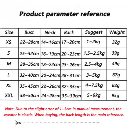 the COZY PAWS KNITTED PET SWEATER - Warm Dog Clothes for Small/Medium Dogs, Knitted Cat/Dog Sweater, Pet Clothing for Chihuahua, Bulldogs, Puppy Costume Coat, Winter