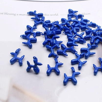 High-quality Metal Alloy Stereo Cute Balloon Dog Charms Pendants For Jewelry Making Findings DIY Necklace Bracelet Accessaries