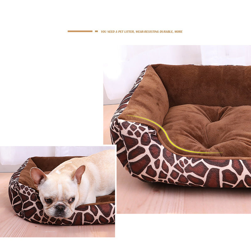 Dog Bed Sofa Mats Pet Accessories Dogs Cats Flannel House for Large Medium Small Dogs House Cushion Cat Bed