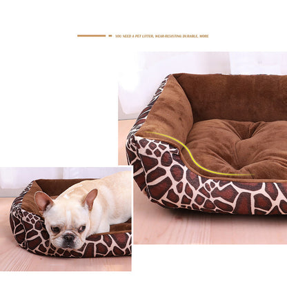 Dog Bed Sofa Mats Pet Accessories Dogs Cats Flannel House for Large Medium Small Dogs House Cushion Cat Bed