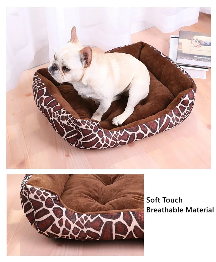 Dog Bed Sofa Mats Pet Accessories Dogs Cats Flannel House for Large Medium Small Dogs House Cushion Cat Bed