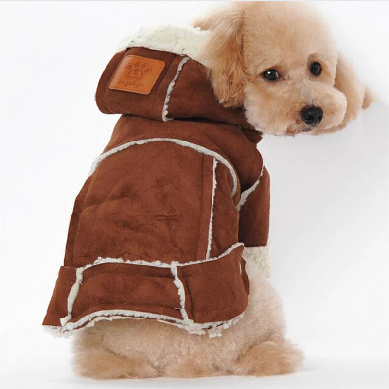 Pet Dog Jacket New Style Pet Jacket Cute Dog Winter Coat The Most Popular Dog Clothing 5 Size And 3 Color Supply