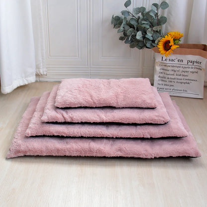 Thick Winter Dog Bed Mat Warm Pet Cat Sleeping Mats Cushion Soft Kennel Cushions for Small Medium Large Dogs Cats