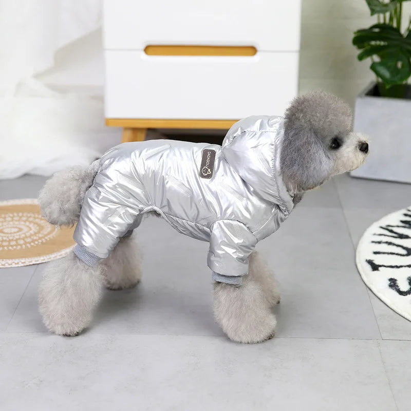 Winter Warm Pet Dog Jumpsuit Waterproof Dog Clothes for Small Dogs Chihuahua Jacket Yorkie Costumes Shih Tzu Coat Poodle Outfits