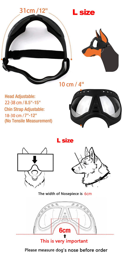 Cool Dog Sun Glasses UV Protection Windproof Goggles Pet Eye Wear Dog Swimming Skating Glasses Pet Accessories