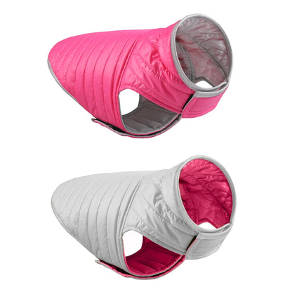 Winter Reversible Dog Light Down Jacket for Small Medium Dogs Pets Clothes Waterproof  French Bulldog Coat Mascotas abrigo perro