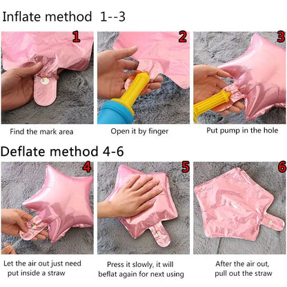 6pcs Corgi Husky Helium Balloons Pet Dog Paw Bone Cartoon Animal Ballon Birthday Party Decoration Baby Shower Globos Kids Toys