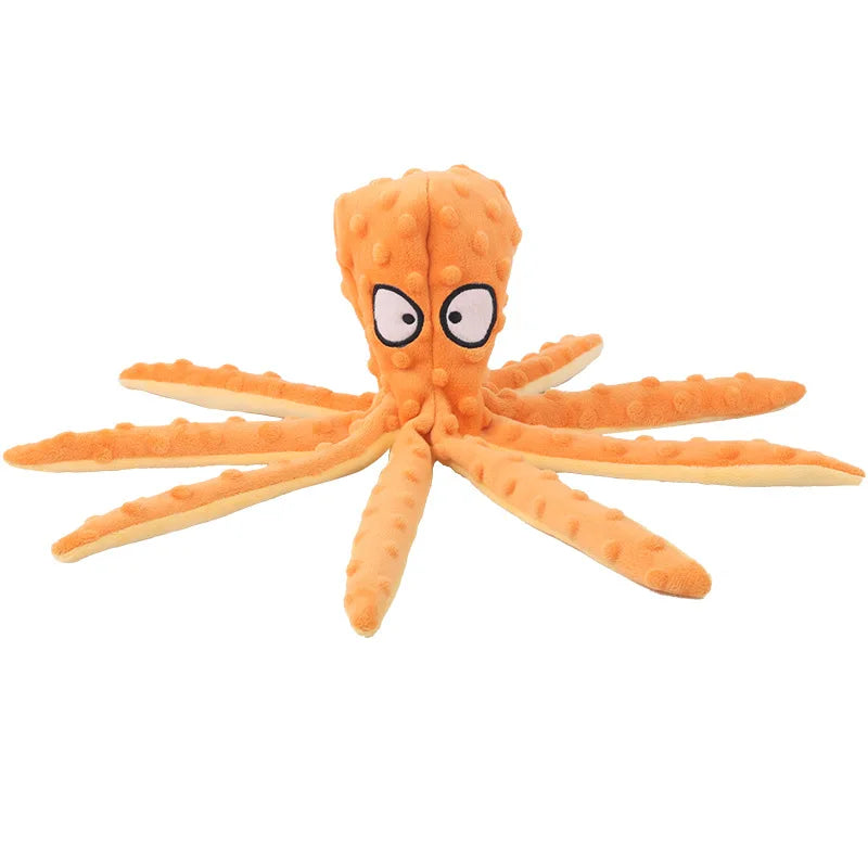 Octopus Skin Shell octopu Bite Resistant Plush Toy Pet Dog Resistant Squeak Toys Dog Chew Puppy Training Toys мягкие игрушки