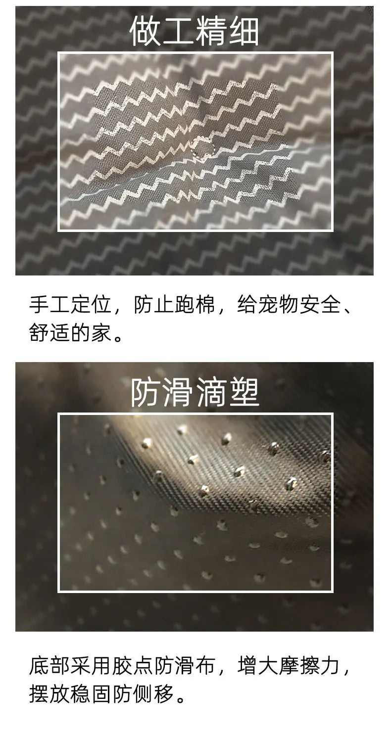 Large Pet Cat Dog Bed 8Colors Warm Cozy Dog House Soft Fleece Nest Dog Baskets House Mat Autumn Winter Waterproof Kennel