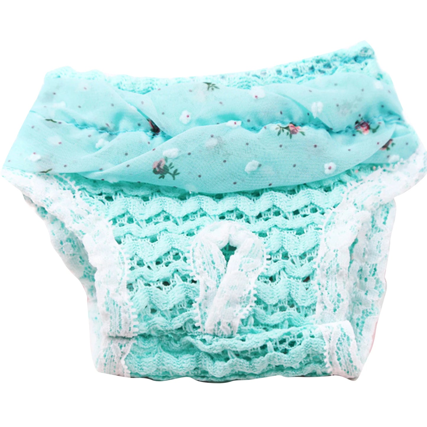 Drawstring Female Dog Diaper with Hollow Out Design Durable Reusable Adjustable Long Lasting Water Absorption for Dogs WWO66