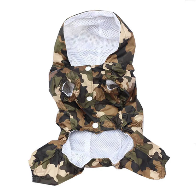 Waterproof Dog Clothing For Small Dog Summer Pet Clothes For Dogs Soft Raincoat Supply Dog Coats For Chihuahua dog Raincoat