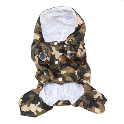 Waterproof Dog Clothing For Small Dog Summer Pet Clothes For Dogs Soft Raincoat Supply Dog Coats For Chihuahua dog Raincoat