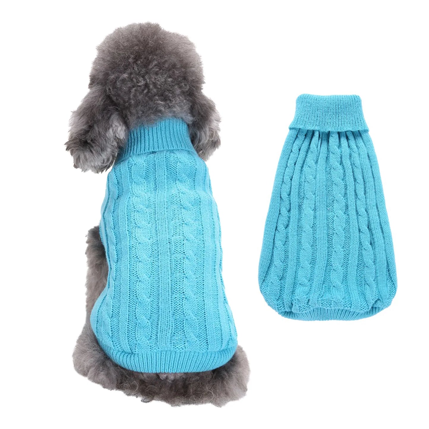 Warm Knitted Sweater for Pets, Puppy Sweater, Suitable for Small Dogs, Medium-Sized Dogs, Large Dogs, Cute, Classic Cat
