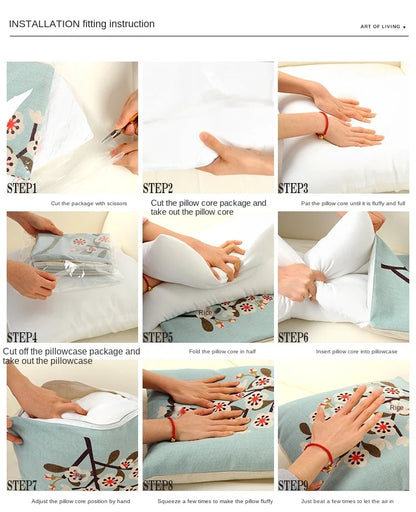 French Bulldog Dog Cushion Covers Dog Painting Pillowcase Decorative Pillow Covers Bedroom Sofa Home Decoration 45X45cm Car Seat