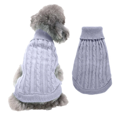 Warm Knitted Sweater for Pets, Puppy Sweater, Suitable for Small Dogs, Medium-Sized Dogs, Large Dogs, Cute, Classic Cat