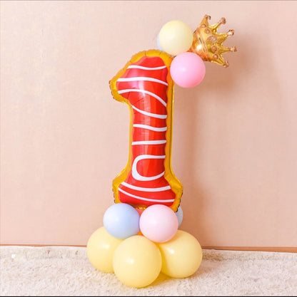 Candy Pink Theme Disposable party tableware Pastel Balloon Garland Kit Arch Baby Shower Party Supplies Girl Birthday DIY Decor