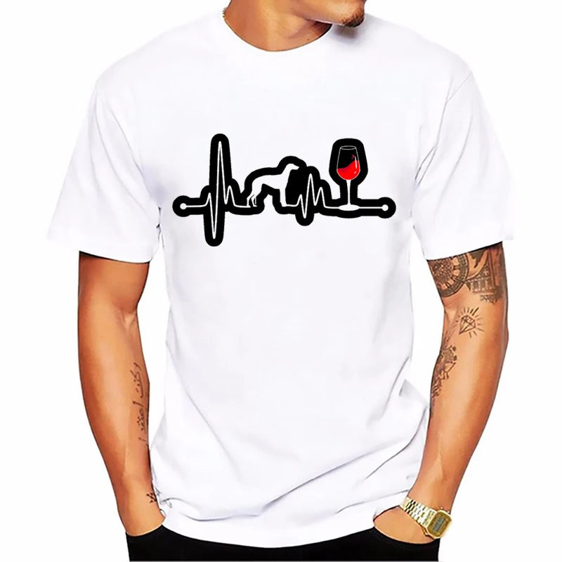 the BRINDLE - Brindle Greyhound Animal Print T-Shirt, Men Dog Lovers Funny T-Shirts, Homme Harajuku Shirt Summer Tops, White T-Shirt Streetwear