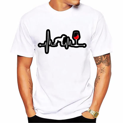 the BRINDLE - Brindle Greyhound Animal Print T-Shirt, Men Dog Lovers Funny T-Shirts, Homme Harajuku Shirt Summer Tops, White T-Shirt Streetwear