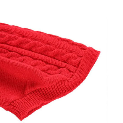 Winter Dog Sweater for Small Large Dogs Solid Candy Color Dog Clothes Puppy Cat Vest Chihuahua French Bulldog Outfits Costume