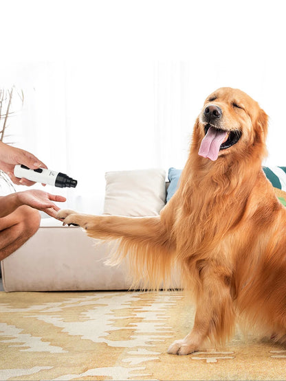 Electric Pet Nail Clipper USB Charging Dog Nail Grinder Portable Puppy Cat Nails Pet Grooming Tools For Small Medium Large Dogs