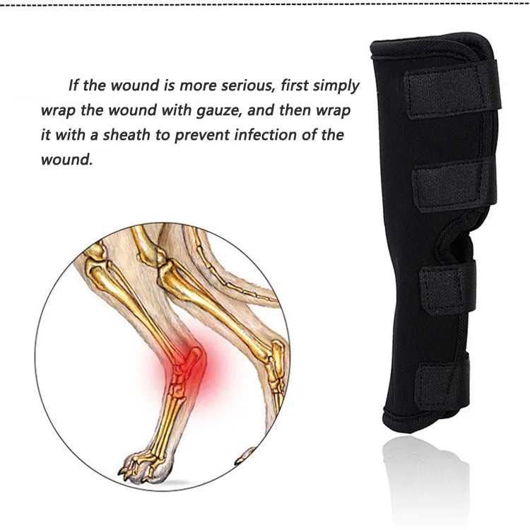the PAWFLEX INJURY BRACE - Pet Dog Bandages, Dog Injury Leg/Knee Brace, Strap Protection for Dogs Joint, Bandage Wrap, Doggy Medical Supplies, Dogs Accessories