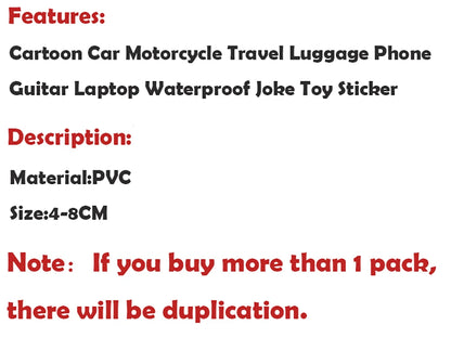 10/30/55PCS Dog Man Stickers Cartoon Comics Sticker Funny Kids Toys Luggage Laptop Phone Guitar Car Bike Skateboard Decals Toy