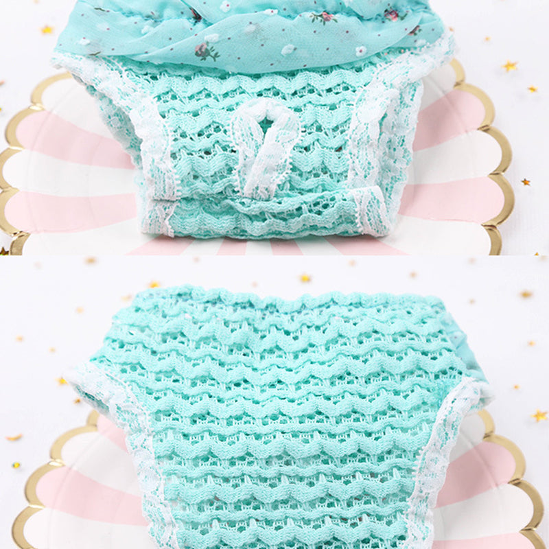 Drawstring Female Dog Diaper with Hollow Out Design Durable Reusable Adjustable Long Lasting Water Absorption for Dogs WWO66