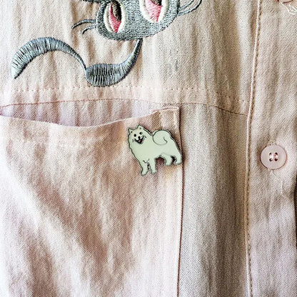 Jack Russell Terrier Brooches For Women Metal Alloy Animal Pet Dog Brooch Pin Badge bag hat  Jewelry Brooches For Kids Friends