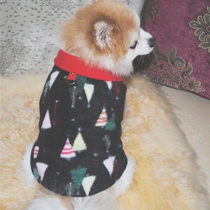 Warm Winter Dog Clothes Fleece Vest for Dog Puppy Fleece Clothing Soft Plaid Costume Doggy Autumn Winter Animal Pet Jacket 40