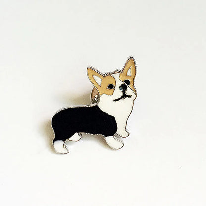 Jack Russell Terrier Brooches For Women Metal Alloy Animal Pet Dog Brooch Pin Badge bag hat  Jewelry Brooches For Kids Friends
