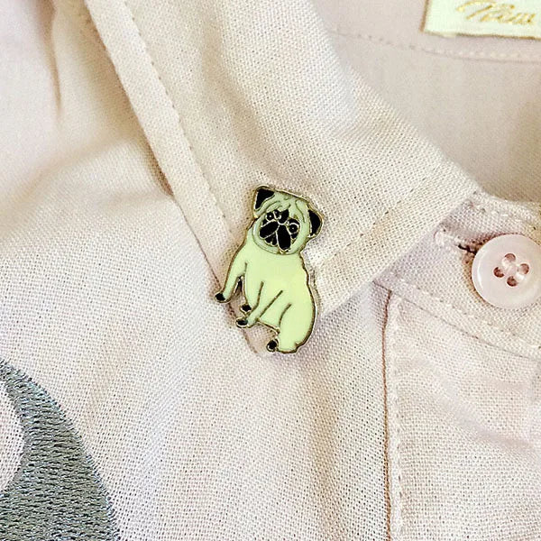 Jack Russell Terrier Brooches For Women Metal Alloy Animal Pet Dog Brooch Pin Badge bag hat  Jewelry Brooches For Kids Friends