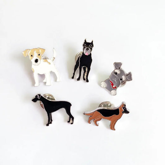 BreedBuddy Brooch™ Dog Breed Enamel Pins | Dog Paw Clothing™