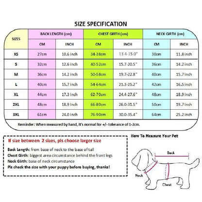 High Quality Dog clothes Quilted Dog Coat Pet Warm Jacket Vest New Big Dog Retro Cozy Thick Vest Clothing 6 Colors