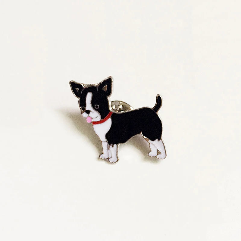 Jack Russell Terrier Brooches For Women Metal Alloy Animal Pet Dog Brooch Pin Badge bag hat  Jewelry Brooches For Kids Friends