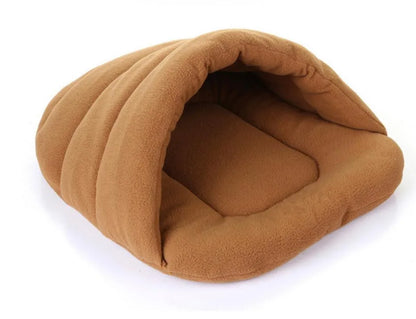 the COZY COVE - Pet House, Dog/Cat Sleeping Bag, Fleece Warm Pet Dog Bed, Doghouse Pet Product, Puppy Warm Bed - Assorted Colors
