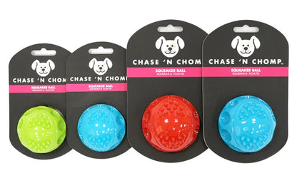 the SQUEAK BALL - CAITEC Dog Toys Squeaking Bouncing Ball